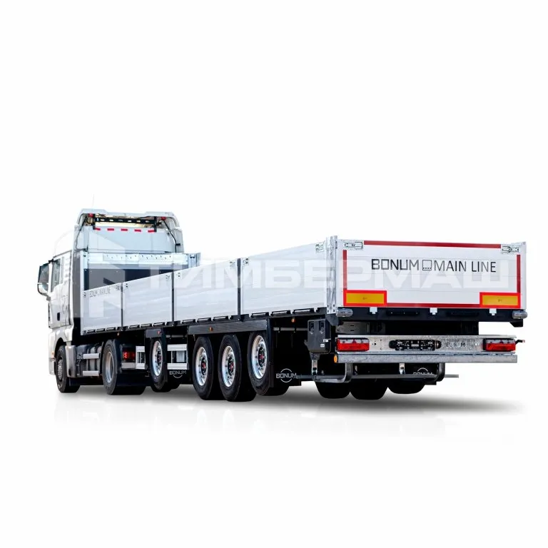 Бортовой полуприцеп BONUM 13,62 м с вынесенной осью Бортовой полуприцеп BONUM 13,62 м с вынесенной осью