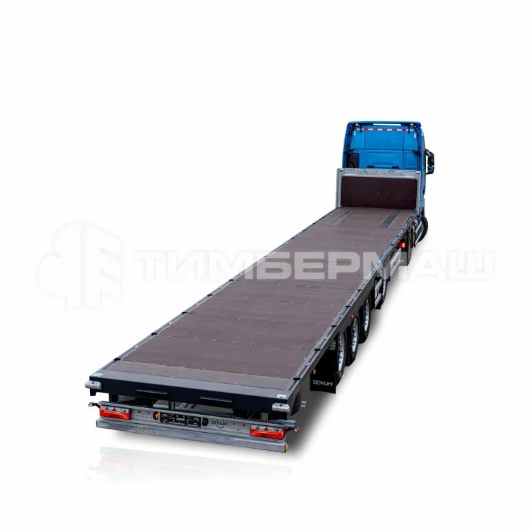 Полуприцеп-платформа BONUM 16,52 м с вынесенной осью
