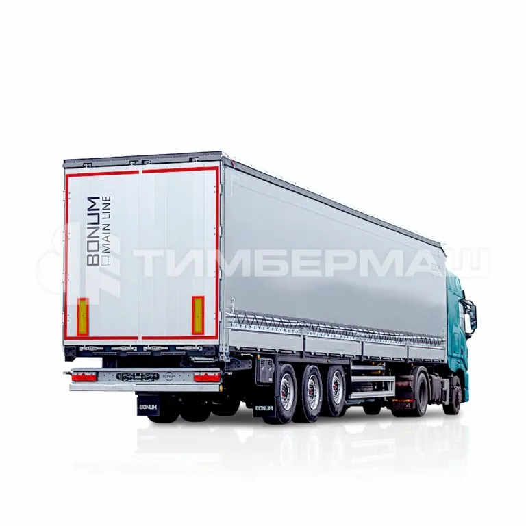 Шторный полуприцеп BONUM 13,62 м для перевозки рулонов стали